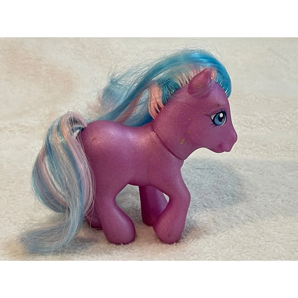 My Little Pony G3 Sunshower 2004 Purple Pearlescent Earth Pony Vintage Hasbro